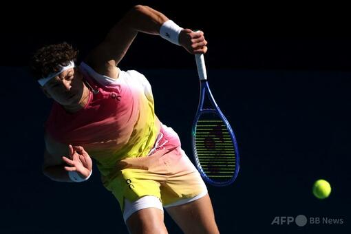 全豪4強入りシェルトン 「無礼」なTVインタビュー非難 写真8枚 国際