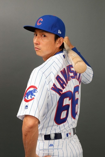 メジャー昇格目指す川崎、カブスのフォトデーに参加