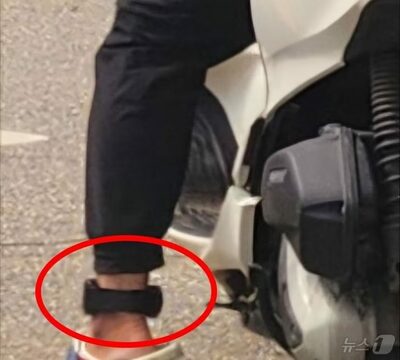 韓国「配達員の足首に電子足輪」の目撃情報、韓国ネット上が騒然