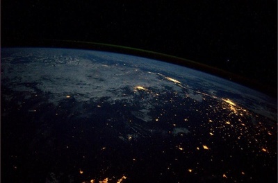 サッカーW杯ブラジル大会、宇宙ステーションからも声援