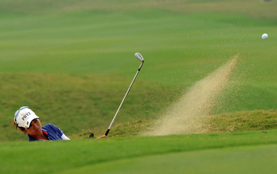 2イーグルの朴仁妃が単独首位、サンライズLPGA台湾選手権