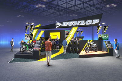 『第53回東京モーターサイクルショー』にDUNLOPブースを出展