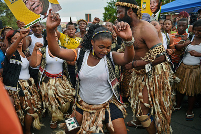 【写真特集】マンデラ元大統領の死を悼む人々