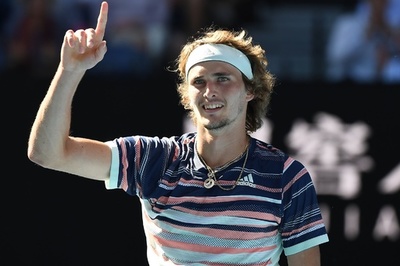 ズベレフが悲願のGS初4強入り、ワウリンカに逆転勝ち 全豪OP