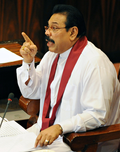 スリランカ大統領、全土制圧を宣言