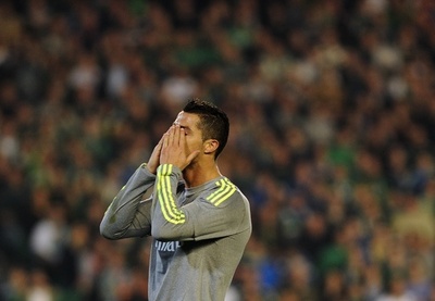 レアルがベティスとドロー、ジダン監督が初めて勝ち点落とす