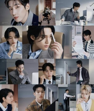 SEVENTEEN、「FML」 オフィシャルフォト「Faded Mono Life」バージョン