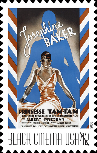 伝説の黒人歌姫ジョセフィン・ベイカー記念切手、米郵政公社が発行