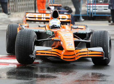 ＜07 F1・第5戦 モナコGP＞フリー走行3回目、スーティル トップタイムを記録