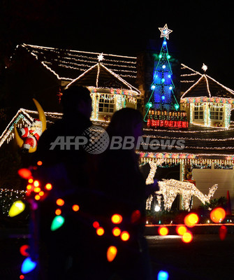 閑静な町がまるでテーマパークに 米カリフォルニアのクリスマス 写真9枚 ファッション ニュースならmode Press Powered By Afpbb News