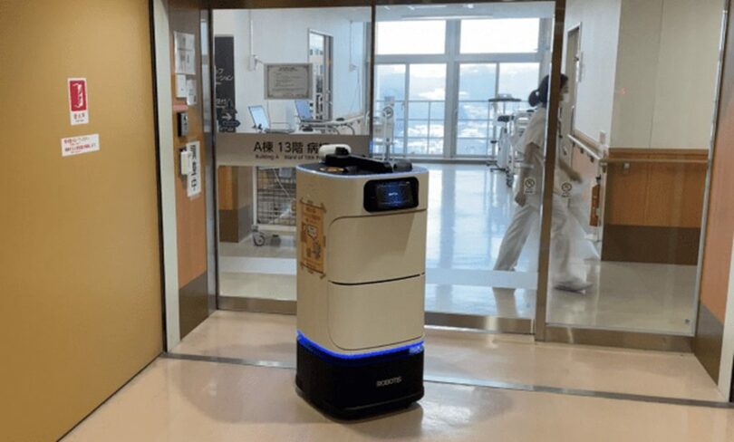 ロボティスの自動運転ロボット「GAEMI」=ロボティス(c)KOREA WAVE