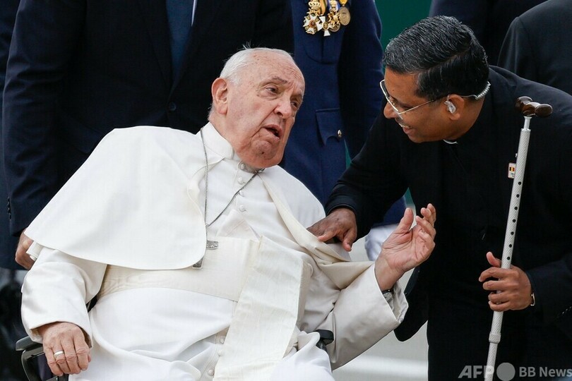 ローマ教皇、イスラエルの武力行使「不道徳」