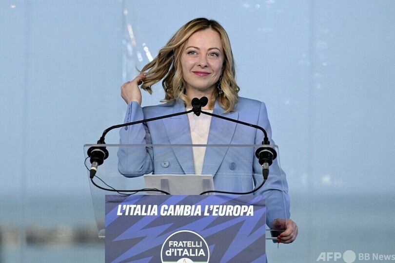メローニ伊首相、欧州議会選に出馬表明 党の得票増狙いか