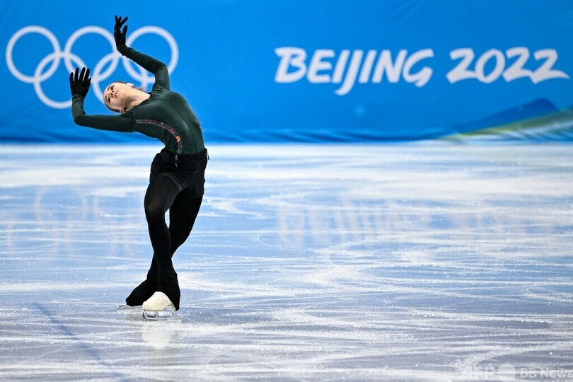ワリエワ、五輪本番リンクで練習 フィギュア女子