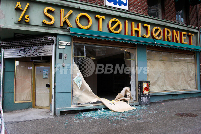 ノルウェーで爆発と銃撃、ノルウェー人容疑者を逮捕