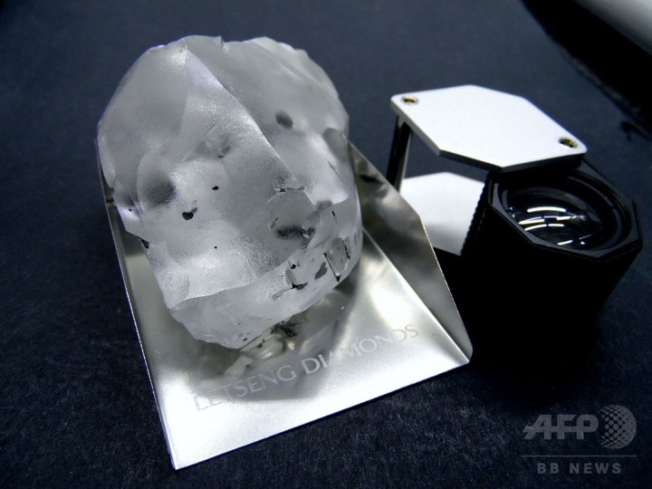 史上5番目に大きいダイヤ発見、910カラット アフリカ南部 史上5番目に大きいダイヤ発見、910カラット アフリカ南部