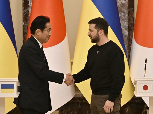 ゼレンスキー氏、岸田首相との会談は「非常に有意義」 写真4枚 国際