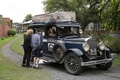 サップさん一家が乗る1928年製の米国車グラハムページ。アルゼンチン・グアレグアイチュで（2022年3月10日撮影）。(c)JUAN MABROMATA / AFP