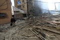 ベイルート南部ハレトフレイク地区。10月上旬のイスラエル軍による空爆後の様子（2024年10月3日撮影）。(c)AFP