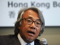 香港で記者会見に出席した実業家のデービッド・タン氏（2010年7月23日撮影、資料写真）。(c)AFP/Mike CLARKE
