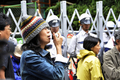 東京・渋谷区の宮下公園（Miyashita Park）で、ナイキジャパン（Nike Japan）による公園の再開発計画に抗議して座り込む反対派の人びと（2010年9月24日撮影）。(c)AFP/Yoshikazu TSUNO