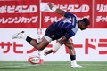 ラグビーテストマッチ、日本対トンガ。トライを決めるジョネ・ナイカブラ（2023年7月29日撮影）。(c)PAUL MILLER/ AFP