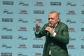 トルコのイズミルで開かれた地方選の選挙集会で演説するレジェプ・タイップ・エルドアン大統領（2019年3月17日撮影）。(c)AFP PHOTO / TURKISH PRESIDENTIAL PRESS OFFICE