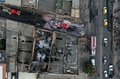 コロンビアの首都ボゴタ南部のキロガで発生した、原因不明の爆発による火災の鎮火後の様子（2021年2月18日撮影）。(c)Raul ARBOLEDA / AFP