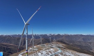 中国チベット 標高5370メートルの風力発電所が送電開始