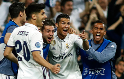 レアルが7季連続の欧州CL4強、ロナウドのハットでバイエルンとの延長戦制す