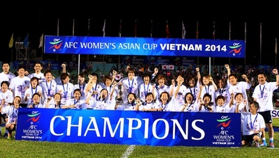 なでしこジャパンがアジア杯初制覇、オーストラリア下す