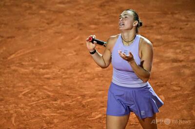 サバレンカが準々決勝敗退 鄭に初黒星 イタリア国際