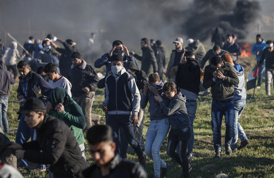 ガザ境界で続く抗議デモ、パレスチナ側の死者250人超に