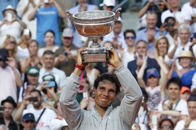 ナダルが通算9度目の優勝、史上初の全仏5連覇