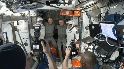 動画:ISSに長期滞在の宇宙飛行士、ついに帰還へ