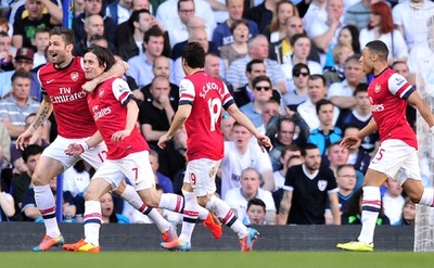 ロシツキーの得点でアーセナルがトッテナムを下す