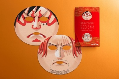 ルフィに変身！『ワンピース』歌舞伎フェイスパック、11月21日発売