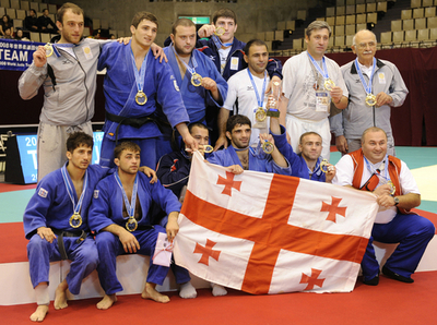 世界柔道団体選手権 男子グルジアが優勝