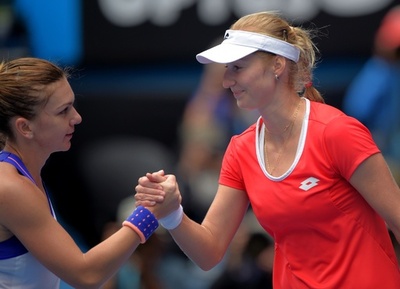 ダークホースのマカロワ、第3シードのハレプ破る番狂わせ 全豪オープン