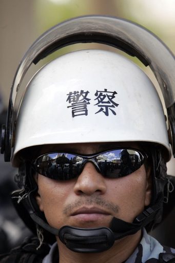 改正選挙法に反対デモ、ホンジュラス