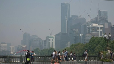 全豪OPの練習セッション一時中止、森林火災による大気汚染で