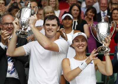 ヒンギス/マレー兄組がウィンブルドン混合複を制覇