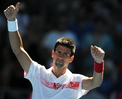 ジョコビッチが準々決勝進出、全豪オープンテニス