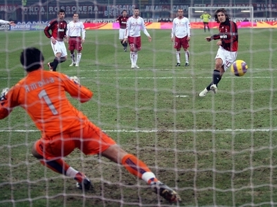 ミラン リボルノと引き分けて連勝は4でストップ