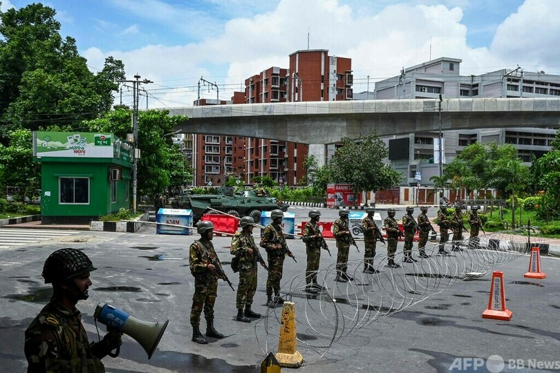 バングラ学生デモ、48時間停止へ