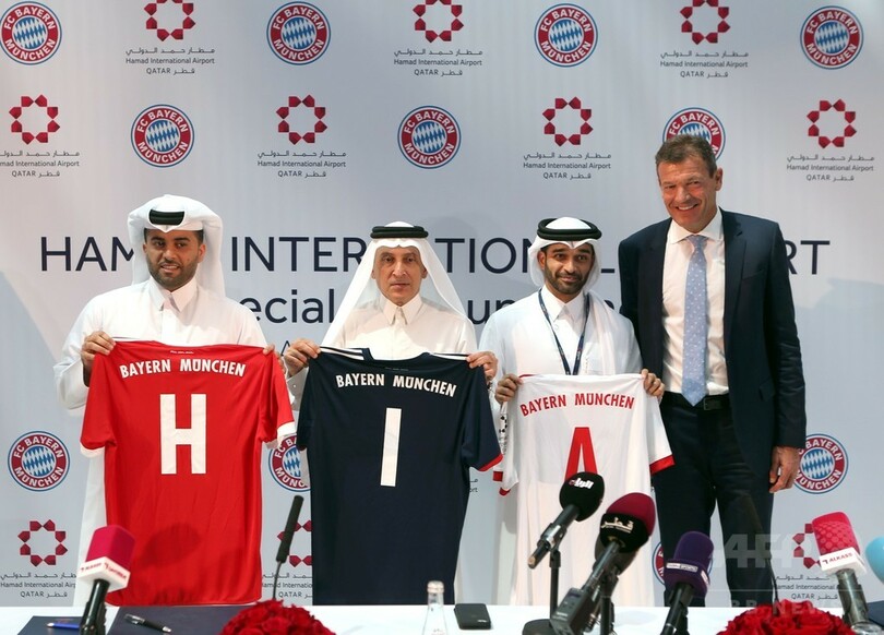 バイエルン、今季からカタール空港のロゴ入りユニを着用
