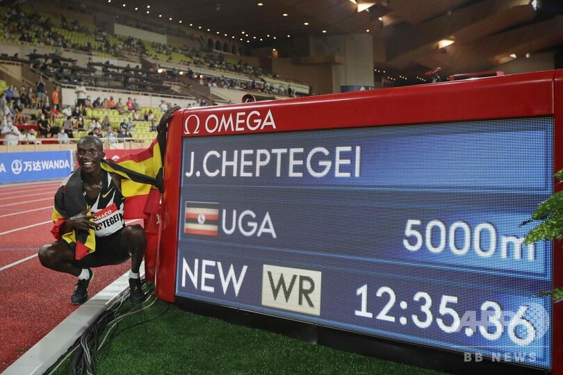 チェプテゲイが男子5000mで16年ぶり世界新、ダイヤモンドリーグ
