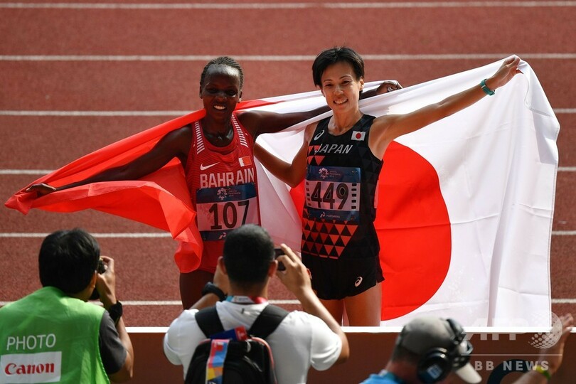 野上が女子マラソン銀メダル 世界女王チェリモが金 アジア大会 写真5枚 国際ニュース Afpbb News
