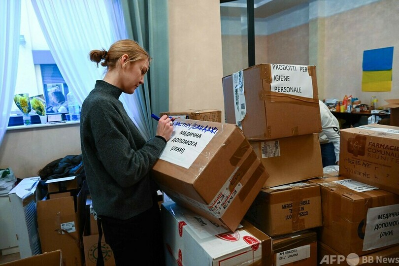 ファッションショーから支援活動へ 伊ミラノのウクライナ人モデル