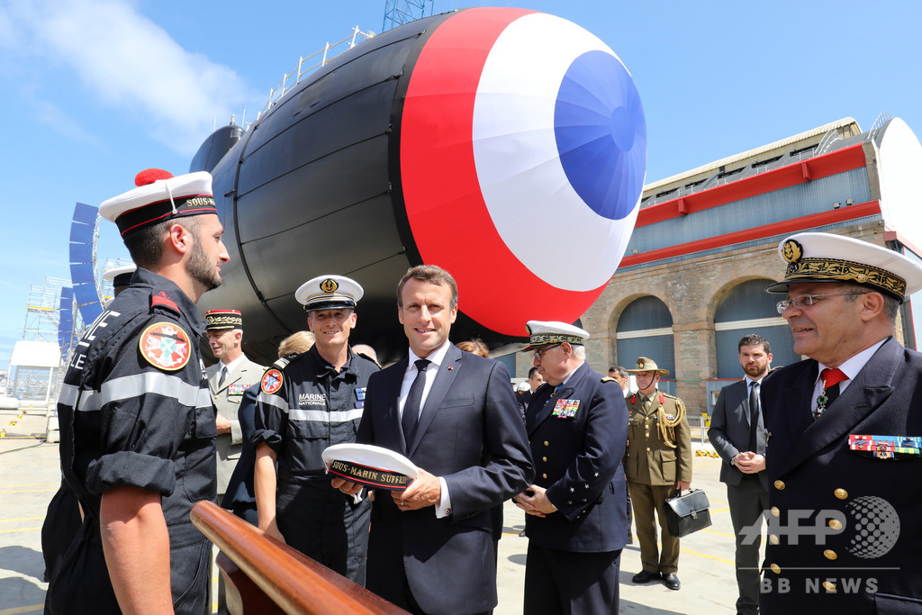 フランスの次期攻撃型原子力潜水艦、北部シェルブールで竣工式